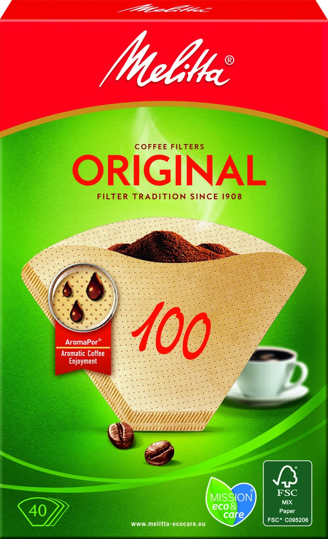 100/40 naturbraun Filtertüten