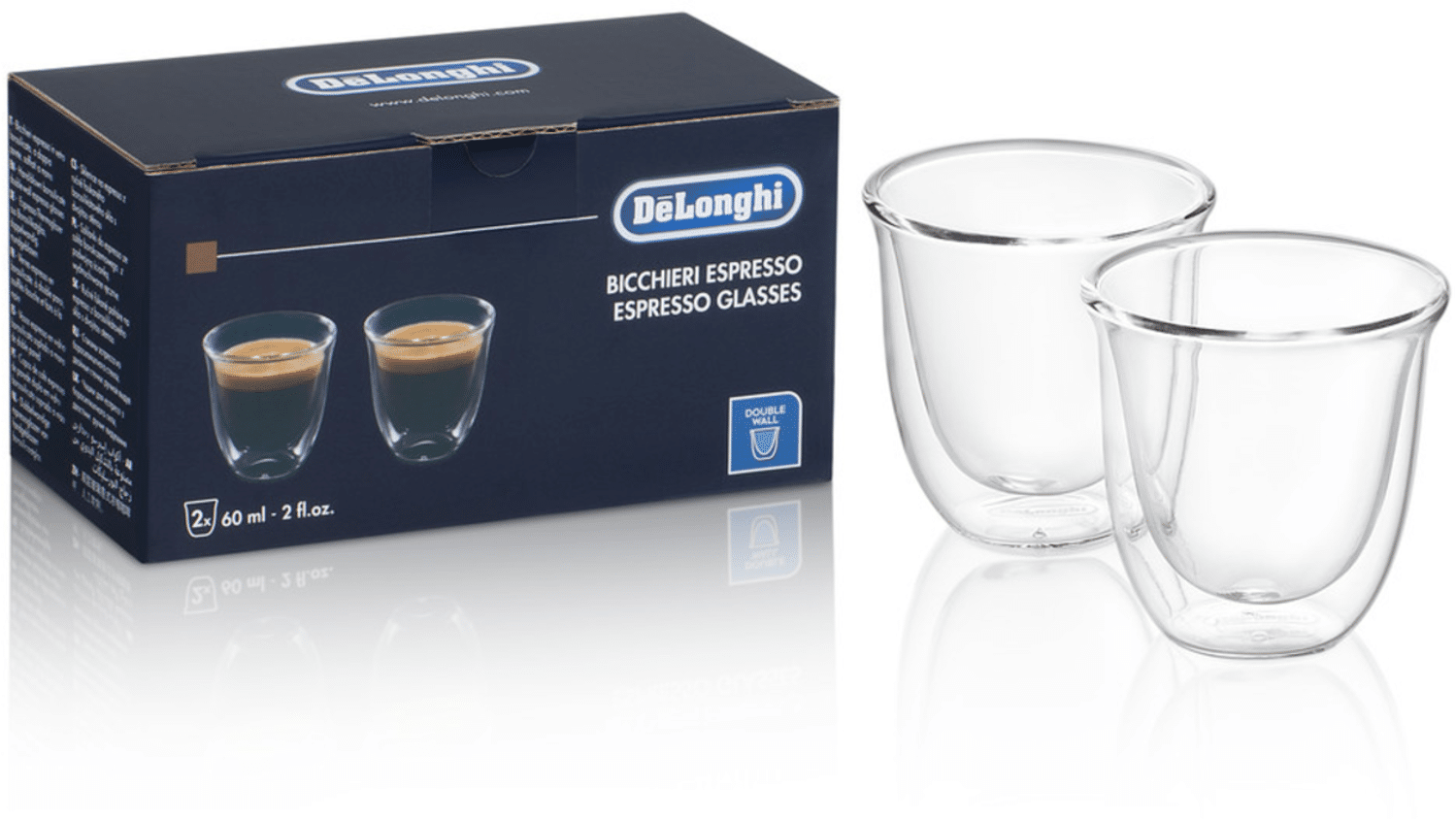DLSC310 Espresso 2er Thermogläser