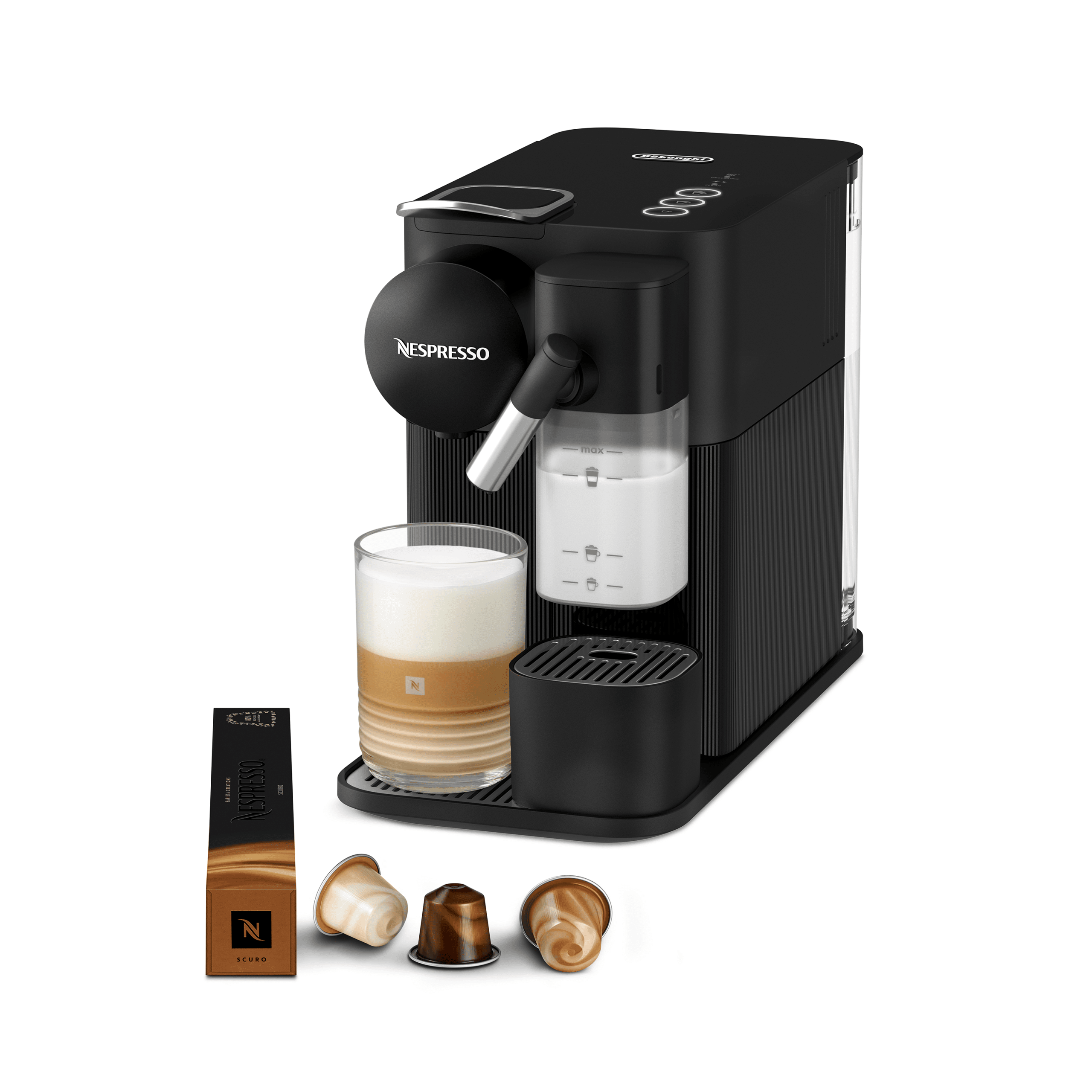 EN 510.B Lattissima One basic schwarz Nespresso-Kapselmaschine