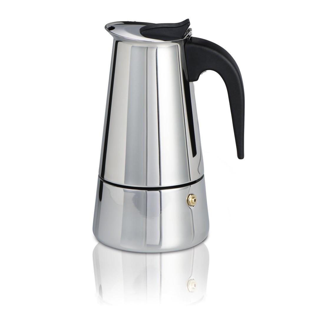 Espressokocher aus Edelstahl