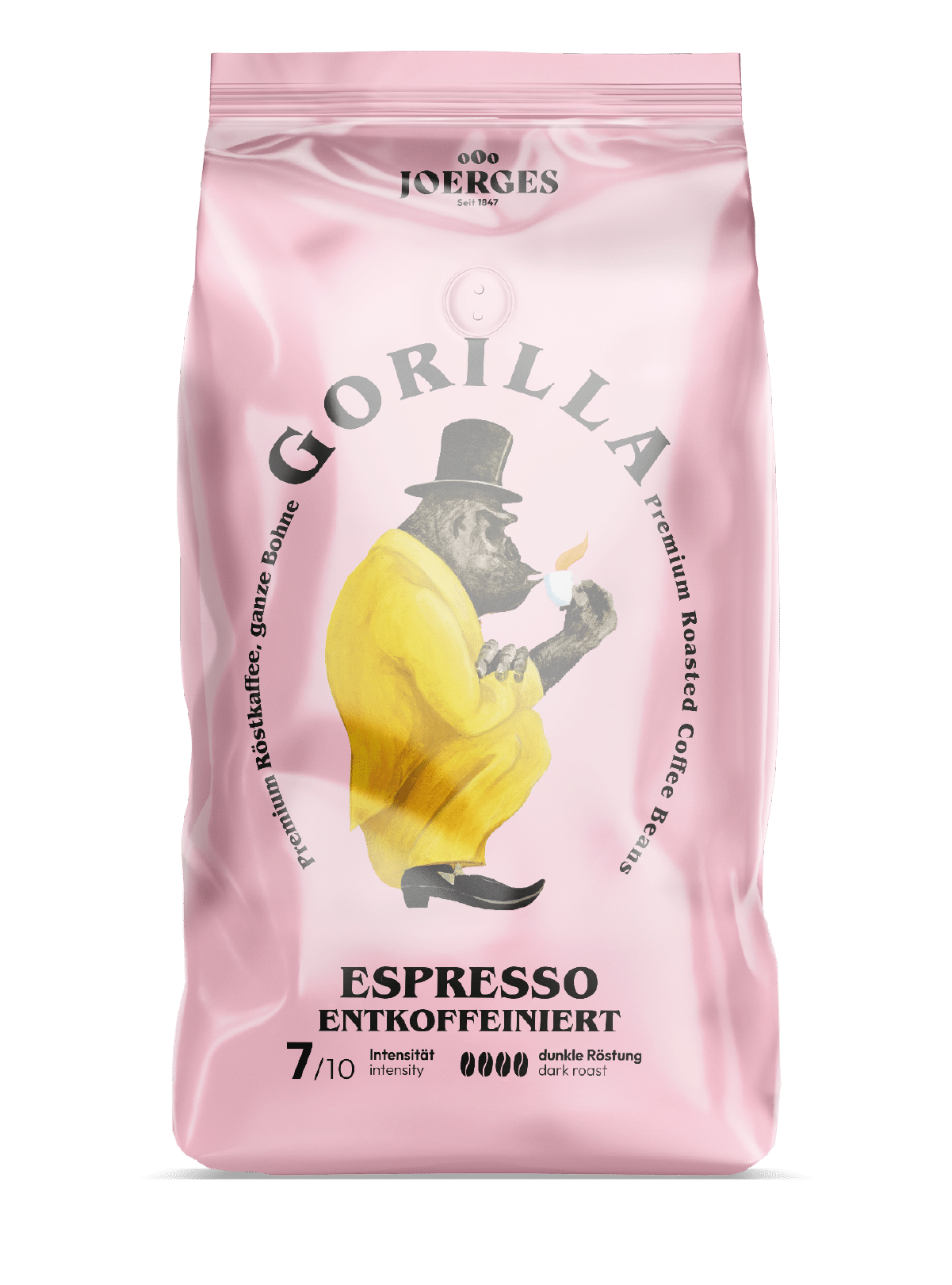 Gorilla Espresse Entkoffeiniert 1000g Kaffee