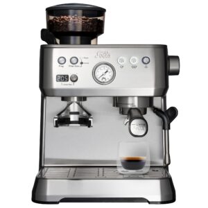 Grind&Infuse PERFETTA (1019) silber Siebträger-Espressomaschine