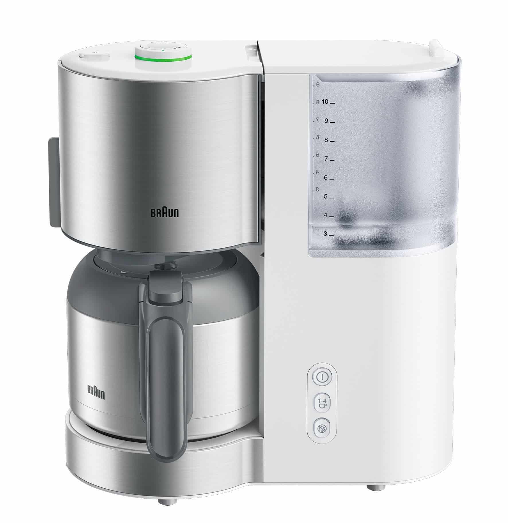 IDCollection KF 5105 weiß/Edelstahl Filterkaffeemaschine