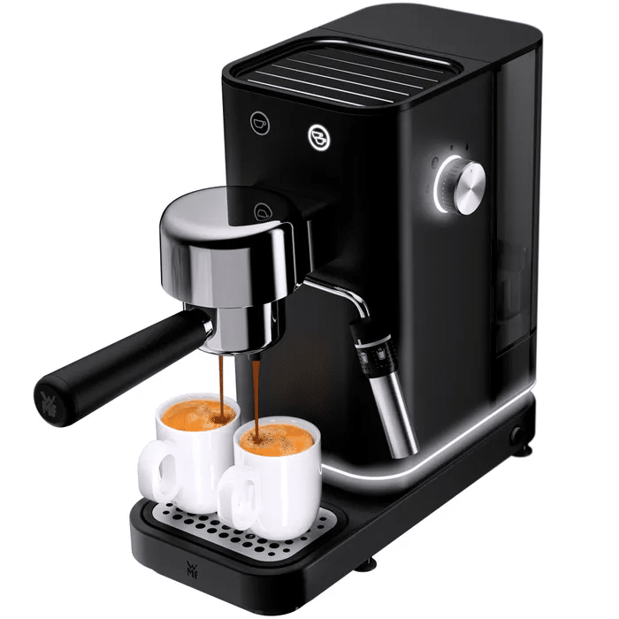 Lumero Deep Black Siebträger-Espressomaschine